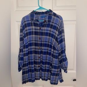 Karen Scott Blue Flannel